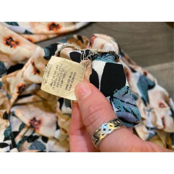 Show Me Your Mumu Steel Magnolia Longsleeve Romper, Size Large - Picture 5 of 8